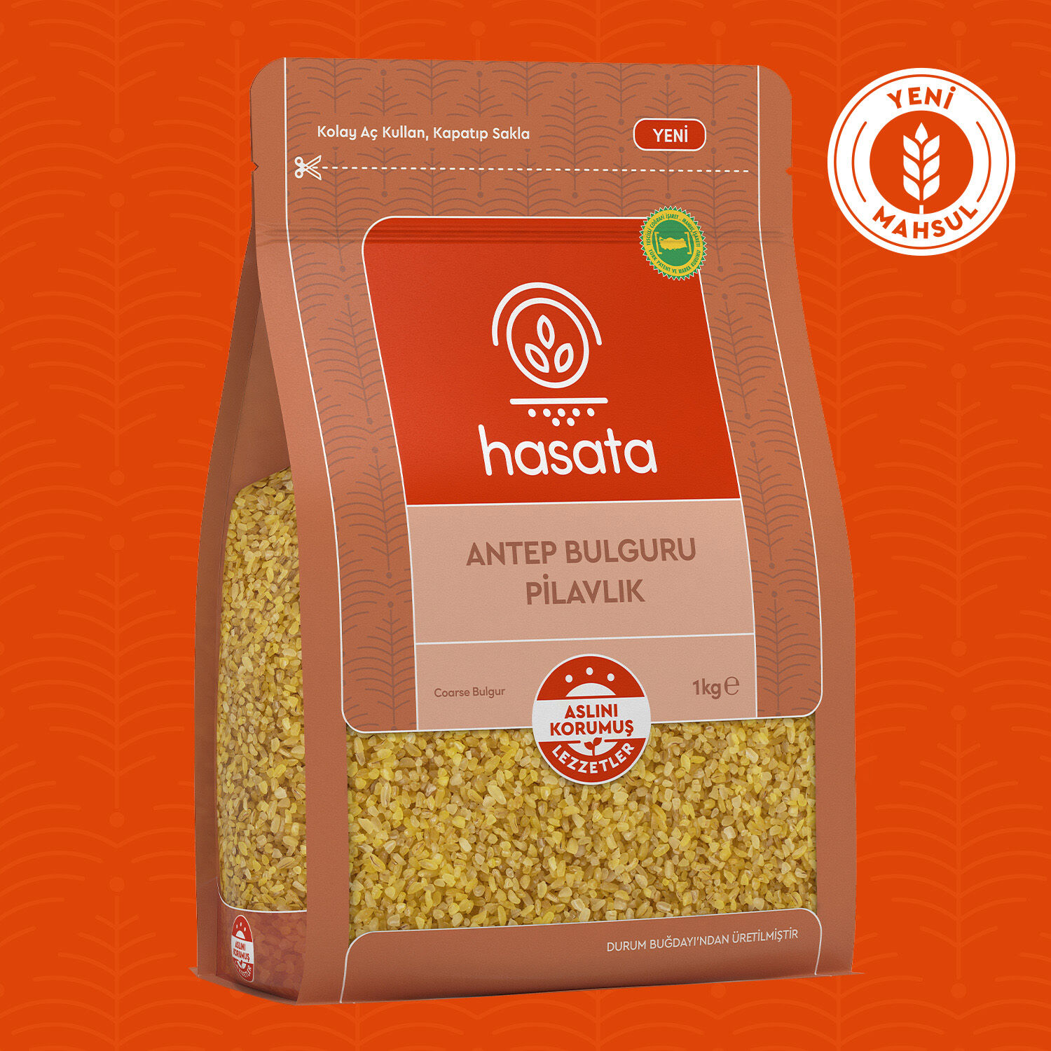 Hasata Antep Coarse Bulgur 1 KG - Image 2