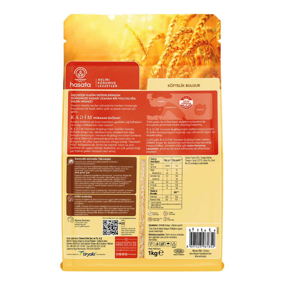 Hasata Antep Fine Bulgur 35.2 Oz-1 Kg - Image 3