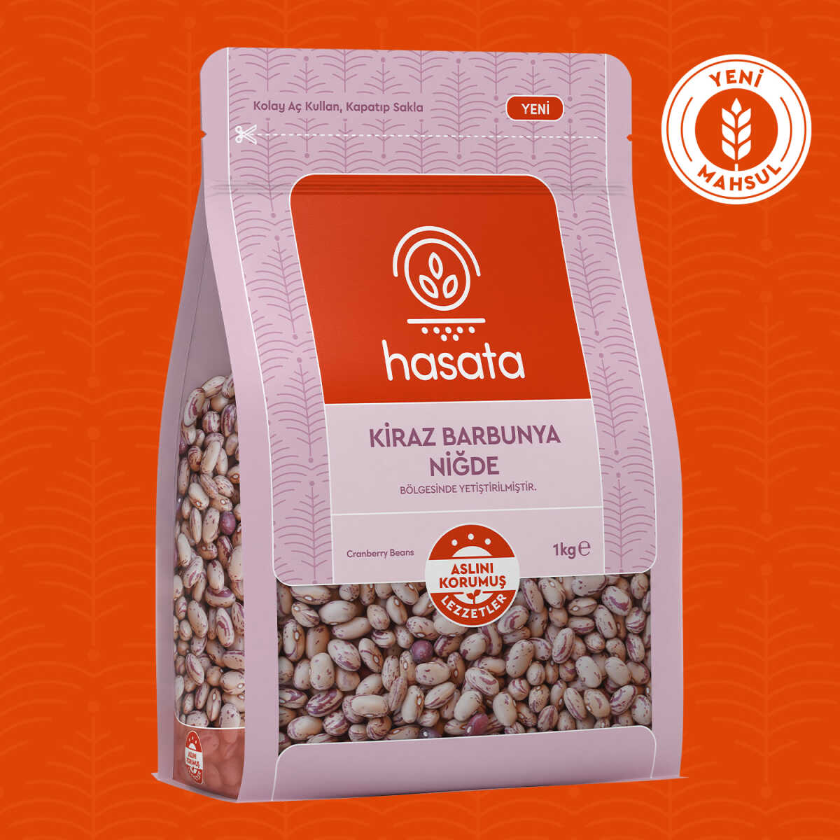 Hasata Niğde Cranberry Beans 35.2 Oz-1 Kg - Image 2