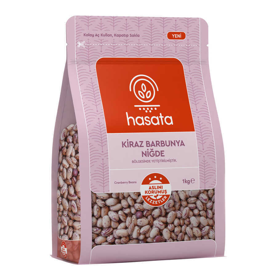 Hasata Niğde Cranberry Beans 35.2 Oz-1 Kg