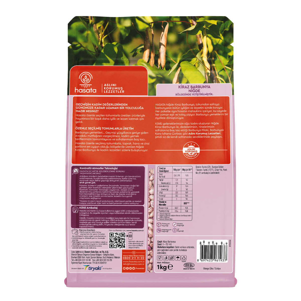 Hasata Niğde Cranberry Beans 35.2 Oz-1 Kg - Image 3