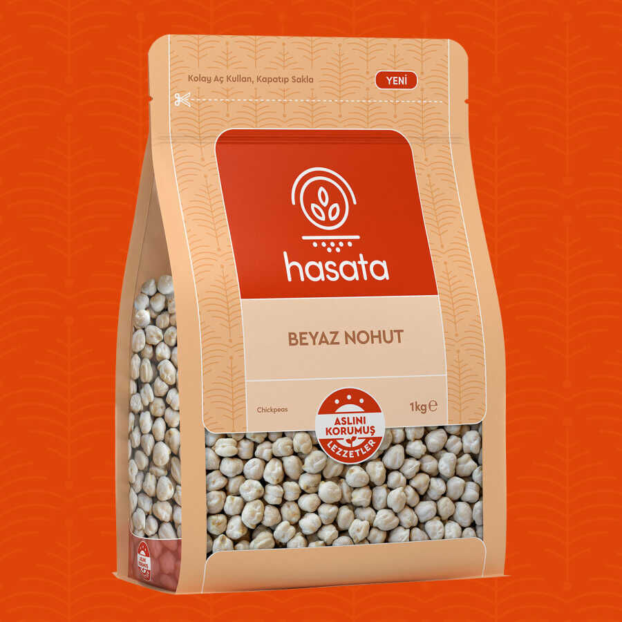 Hasata White Chickpea 35.2 Oz-1 Kg - Image 2