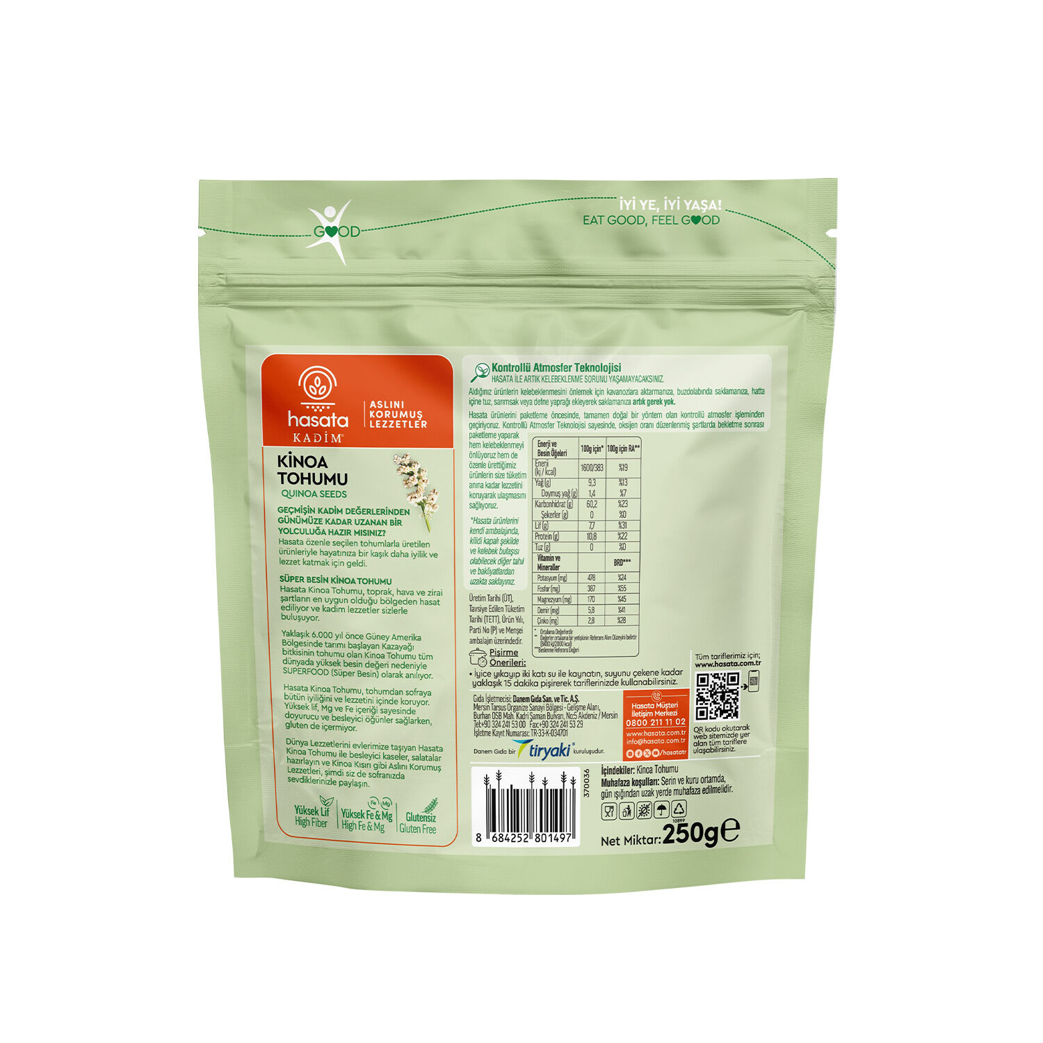 Hasata Ancient Quinoa Seed 8.82 Oz - 0.55 Lb (250 gr) - Image 3