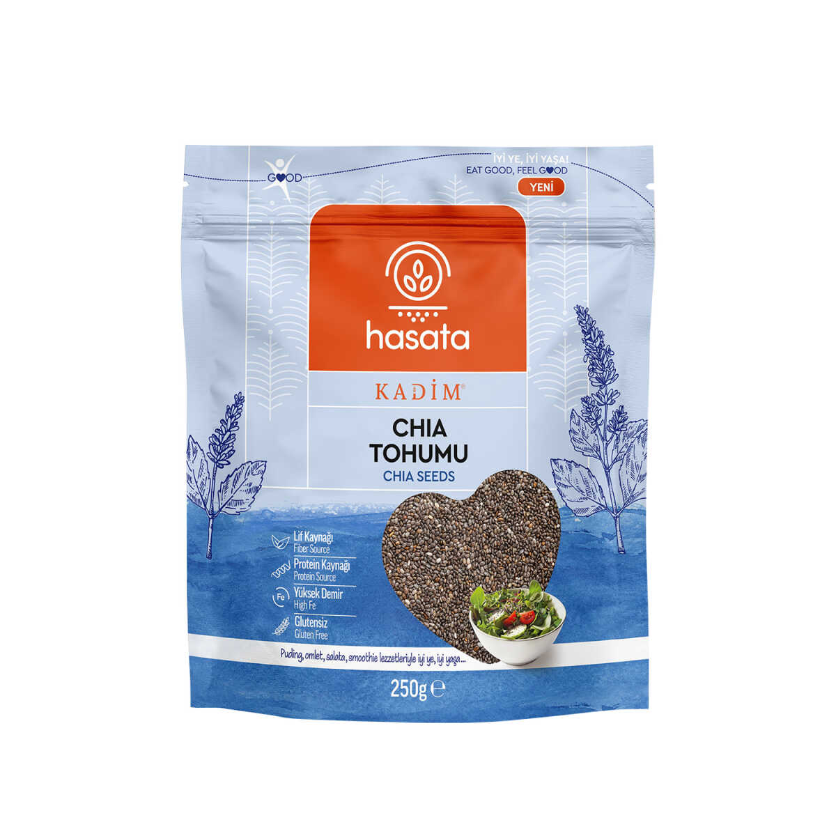 Hasata Ancient Chia Seed 8.82 Oz – 0.55 Lb (250 gr)
